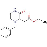 Ethyl 2-(1-benzyl-3-oxopiperazin-2-yl)acetate