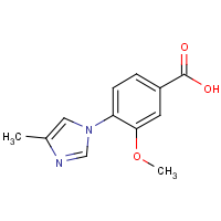 3-Methoxy-4-(4-methyl-1H-imidazol-1-yl)benzoic acid