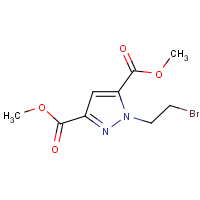 dimethyl 1-(2-bromoethyl)-1H-pyrazole-3,5-dicarboxylate