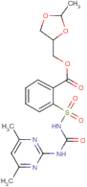 (2-methyl-1,3-dioxolan-4-yl)methyl 2-({[(4,6-dimethylpyrimidin-2-yl)carbamoyl]amino}sulfonyl)benzo…