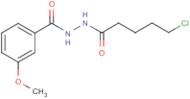 N'-(5-Chloropentanoyl)-3-methoxybenzohydrazide