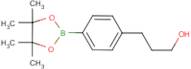 3-[4-(Tetramethyl-1,3,2-dioxaborolan-2-yl)phenyl]propan-1-ol