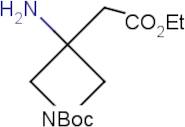 tert-Butyl 3-amino-3-(2-ethoxy-2-oxoethyl)azetidine-1-carboxylate