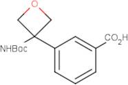 3-(3-((tert-Butoxycarbonyl)amino)oxetan-3-yl)benzoic acid