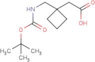 2-(1-(((tert-Butoxycarbonyl)amino)methyl)cyclobutyl)acetic acid