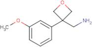 (3-(3-Methoxyphenyl)oxetan-3-yl)methanamine