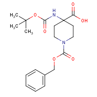 1-((Benzyloxy)carbonyl)-4-((tert-butoxycarbonyl)amino)piperidine-4-carboxylic acid