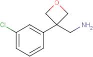 [3-(3-Chlorophenyl)oxetan-3-yl]methylamine