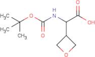 2-((tert-Butoxycarbonyl)amino)-2-(oxetan-3-yl)acetic acid