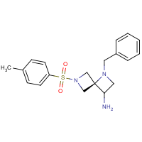 1-Benzyl-6-tosyl-1,6-diazaspiro[3.3]heptan-3-amine