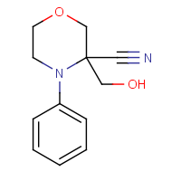 3-(Hydroxymethyl)-4-phenylmorpholine-3-carbonitrile