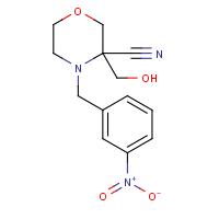 3-(Hydroxymethyl)-4-(3-nitrobenzyl)morpholine-3-carbonitrile