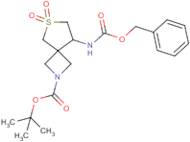 tert-Butyl 8-(((benzyloxy)carbonyl)amino)-6-thia-2-azaspiro[3.4]octane-2-carboxylate 6,6-dioxide