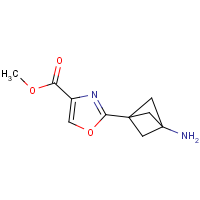 Methyl 2-(3-aminobicyclo[1.1.1]pent-1-yl)-1,3-oxazole-4-carboxylate