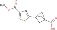 3-[4-(Methoxycarbonyl)-1,3-thiazol-2-yl]bicyclo[1.1.1]pentane-1-carboxylic acid