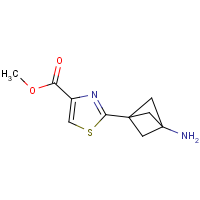 Methyl 2-(3-aminobicyclo[1.1.1]pent-1-yl)-1,3-thiazole-4-carboxylate