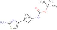 tert-Butyl [3-(2-amino-1,3-thiazol-4-yl)bicyclo[1.1.1]pent-1-yl]carbamate