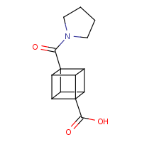 (1S,2R,3R,8S)-4-(Pyrrolidine-1-carbonyl)cubane-1-carboxylic acid