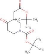 tert-Butyl 3-(2-(tert-butoxy)-2-oxoethyl)-4-oxopiperidine-1-carboxylate