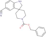 Benzyl 5-cyanospiro[1,2-dihydroindole-3,4'-piperidine]-1'-carboxylate