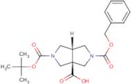 (3aS,6aS)-2-(Benzyloxycarbonyl)-5-(tert-butoxycarbonyl)octahydropyrrolo[3,4-c]pyrrole-3a-carboxylic