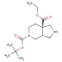 rel-5-tert-butyl 7a-ethyl (3aR,7aR)-hexahydro-1H-pyrrolo[3,4-c]pyridine-5,7a-dicarboxylate