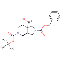 (3aR,7aS)-rel-Tetrahydro-1H-pyrrolo[3,4-c]pyridin-2,5,7a(3H)-tricarboxylic acid 5-(tert-butyl) 2...