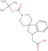 2-(1'-(tert-Butoxycarbonyl)-2,3-dihydrospiro[indene-1,4'-piperidine]-3-yl)acetic acid