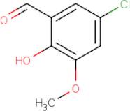 5-Chloro-2-hydroxy-3-methoxybenzaldehyde