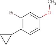 3-Bromo-4-(cyclopropyl)anisole