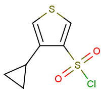 3-Cyclopropylthiophene-4-sulphonyl chloride