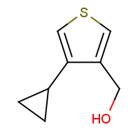 3-Cyclopropyl-4-(hydroxymethyl)thiophene