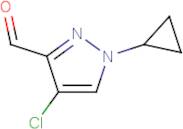 4-Chloro-1-(cyclopropyl)-1H-pyrazole-3-carbaldehyde