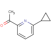 1-(6-Cyclopropylpyridin-2-yl)ethanone