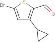 5-Bromo-3-(cyclopropyl)thiophene-2-carboxaldehyde