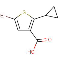 5-Bromo-2-(cyclopropyl)thiophene-3-carboxylic acid