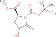 N-t-BOC-trans-4-Hydroxy-5-oxo-L-proline methyl ester