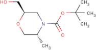 N-t-BOC-(2R)-Hydroxymethyl-(5R)-Methylmorpholine