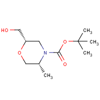 N-t-BOC-(2S)-Hydroxymethyl-(5R)-Methylmorpholine