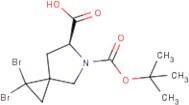 (6S)-1,1-Dibromo-5-(tert-butoxycarbonyl)-5-azaspiro[2.4]heptane-6-carboxylic acid