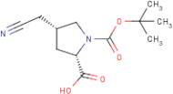 N-BOC-cis-4-Cyanomethyl-L-proline