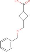 3-(Benzyloxymethyl)cyclobutanecarboxylic acid