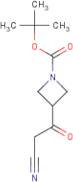 1-Boc-3-(2-cyano-acetyl)-azetidine