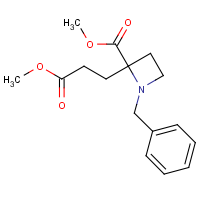 2-(Methoxycarbonyl)-1-(phenylmethyl)-2-azetidinepropanoic acid, methyl ester