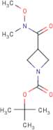 3-[(Methoxymethylamino)carbonyl]-1-azetidinecarboxylic acid, 1,1-dimethylethyl ester