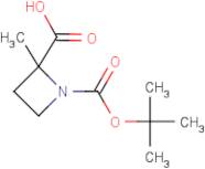 2-Methylazetidine-2-carboxylic acid, N-BOC protected