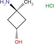 trans-3-Amino-3-methylcyclobutanol hydrochloride