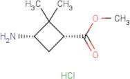 cis-Methyl 3-amino-2,2-dimethylcyclobutanecarboxylate hydrochloride