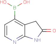 {2-Oxo-1H,2H,3H-pyrrolo[2,3-b]pyridin-4-yl}boronic acid