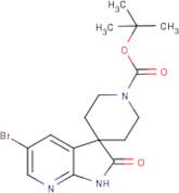 tert-Butyl 5'-bromo-2'-oxo-1',2'-dihydrospiro[piperidine-4,3'-pyrrolo[2,3-b]pyridine]-1-carboxylate